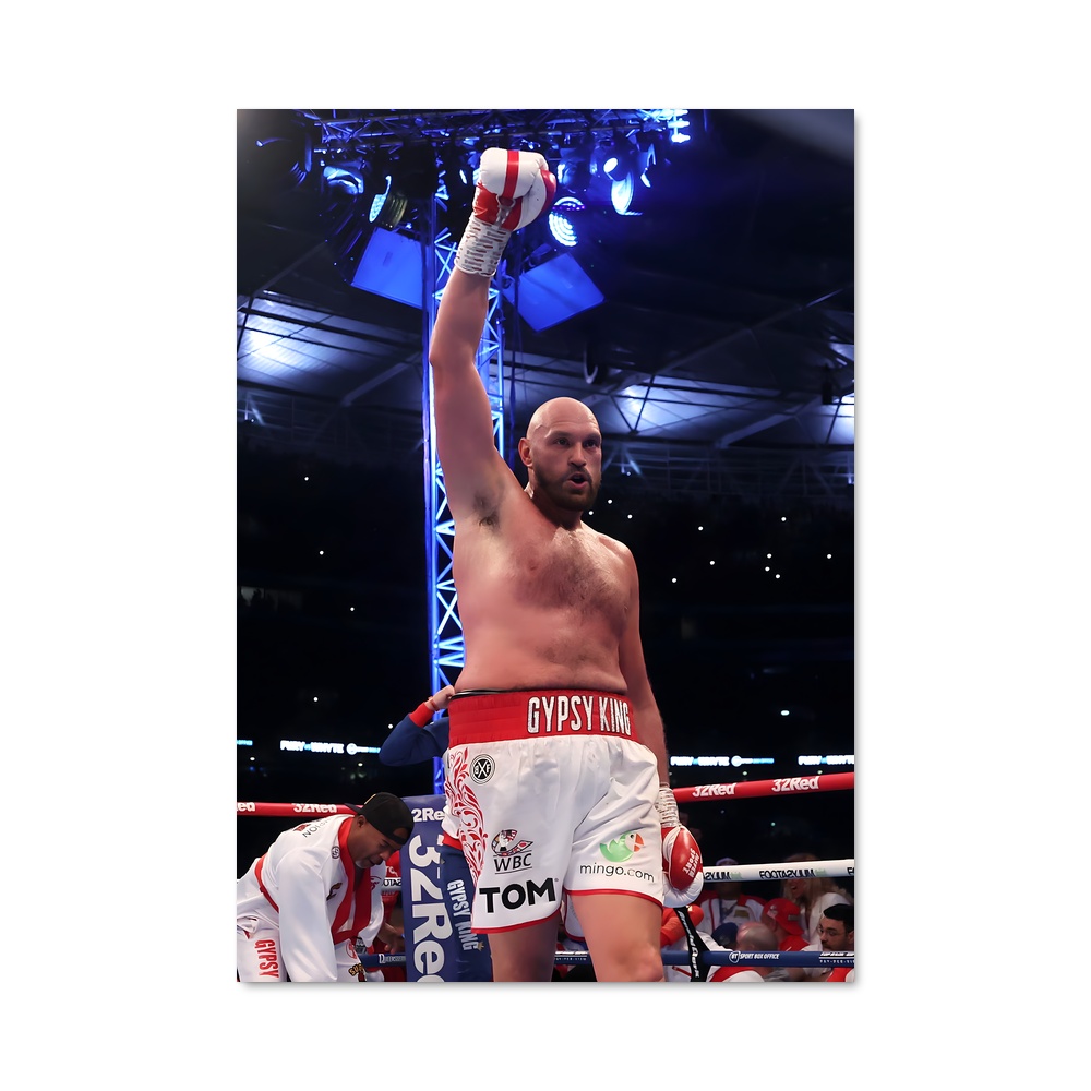 Poster Tyson fury lève